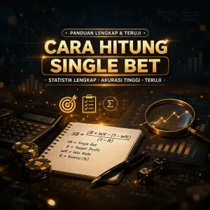 Matchpediaid - Panduan cara hitung single bet statistik lengkap akurasi tinggi untuk taruhan bola profesional.