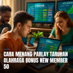 Parlay taruhan olahraga dengan analisis data statistik