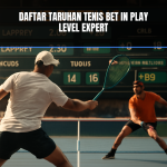 Taruhan tenis in play dengan layar statistik